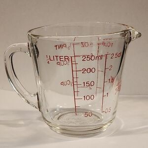 Fire King Measure Cup 496 1-Cup Measuring Cup Vintage Fire King Anchor Hocking